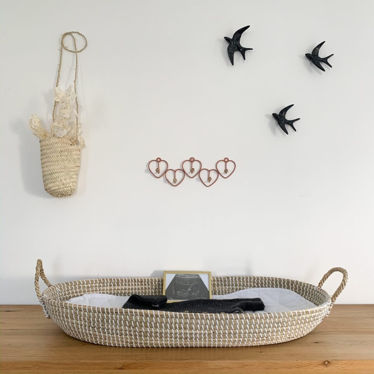 Panier à Langer Indonésien avec Matelas | 80x40x11 cm