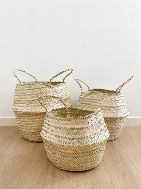 Panier de Rangement Boule en Osier | Tailles S, M & L