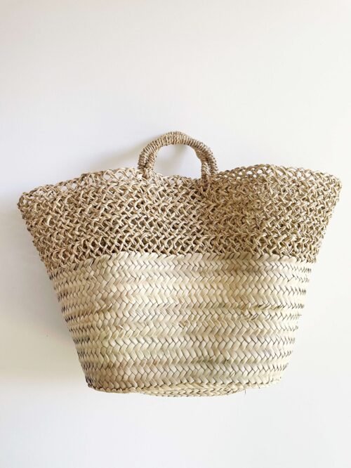 Panier en Osier Semi-Ajouré Tilila | 45x32x20 cm