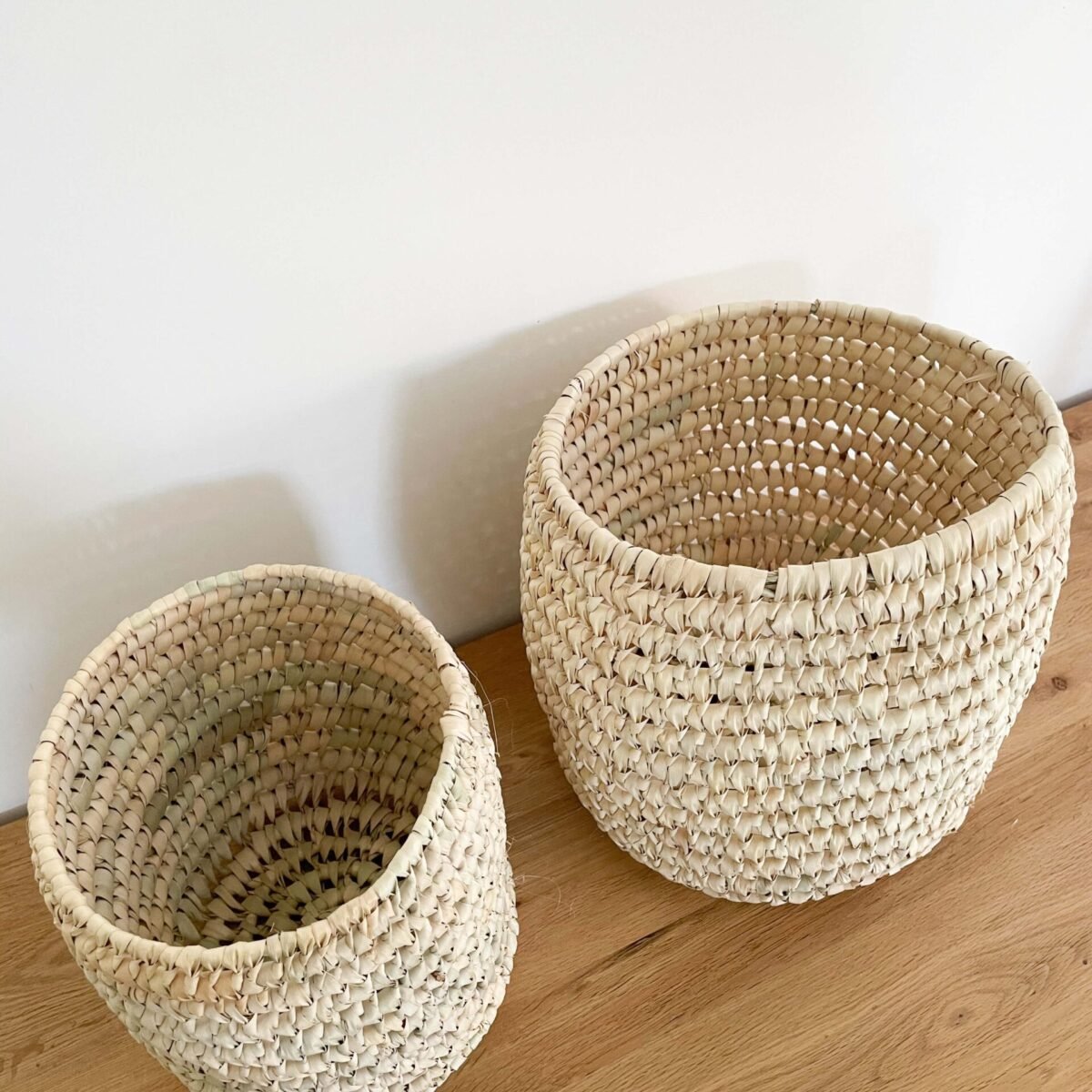 Corbeille Ajourée en Osier Artisanale | Tailles S & M