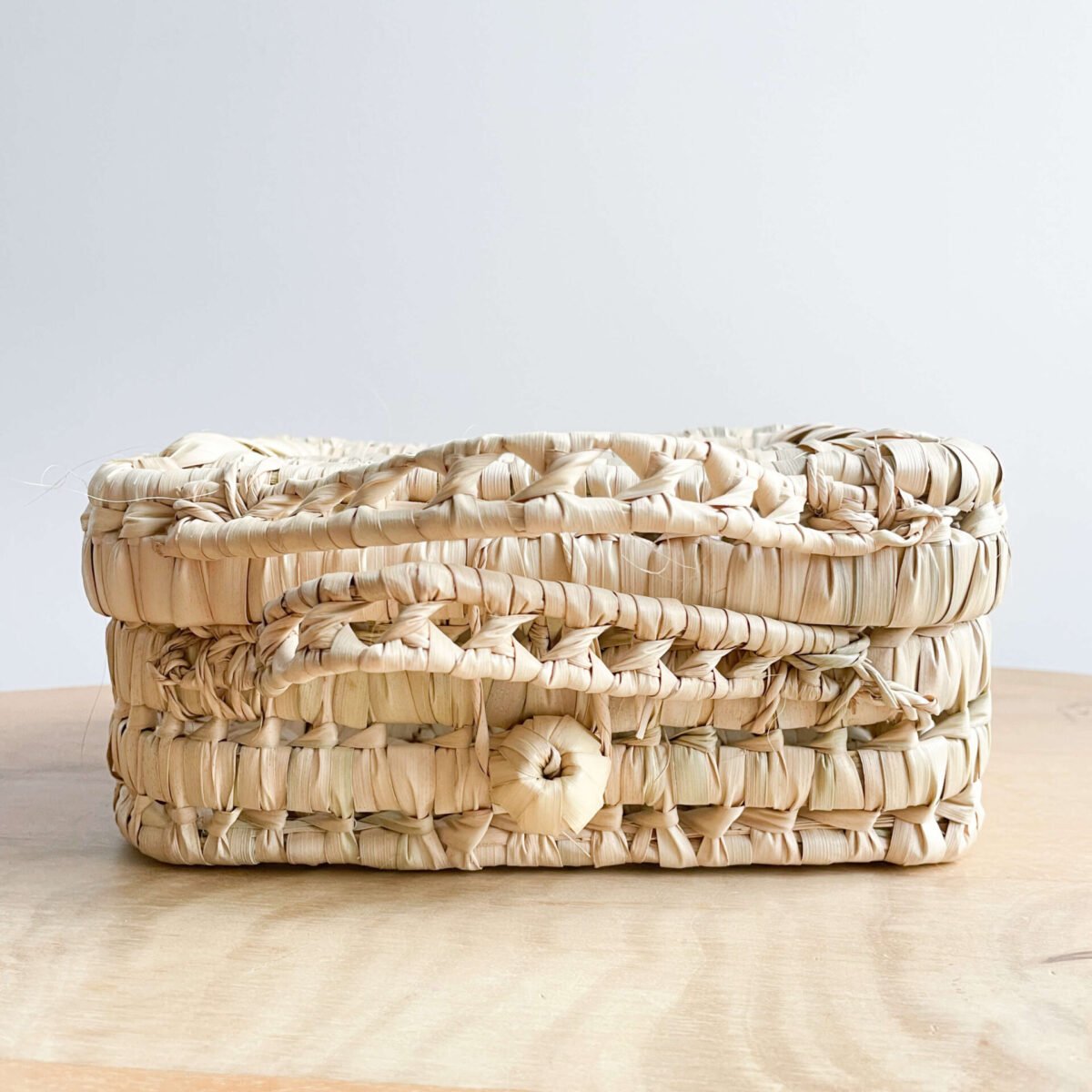 Petite Valisette en Osier Artisanale | Rangement Déco