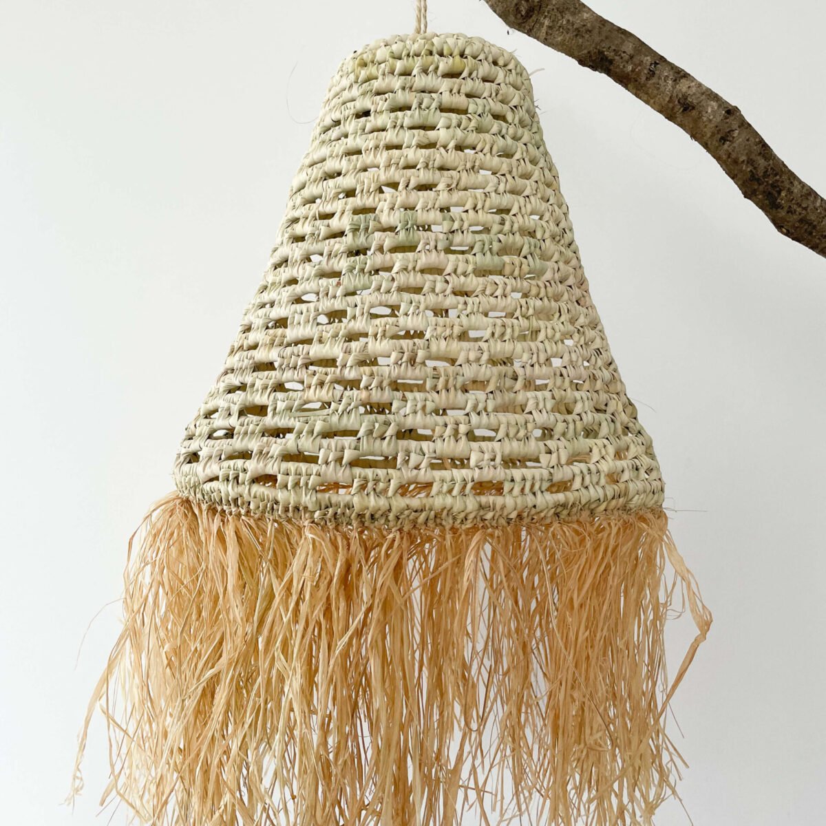 Suspension Franges Raphia