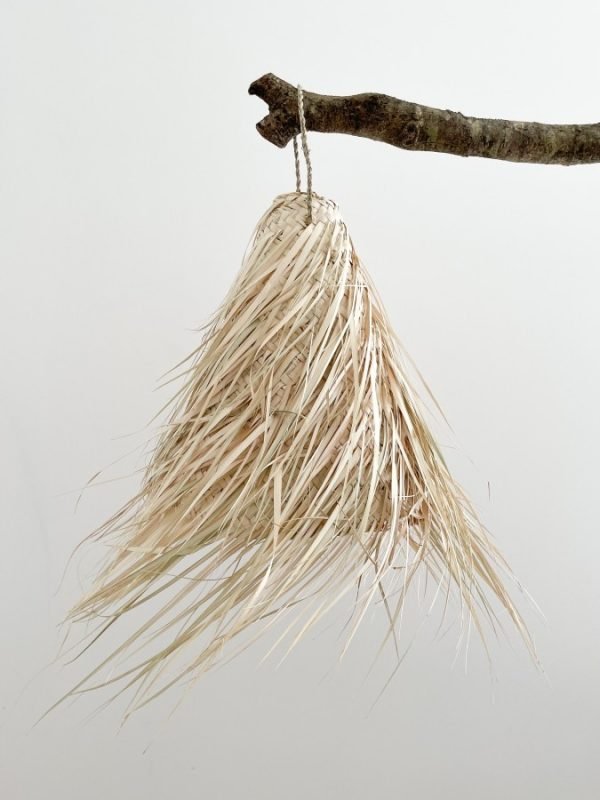 Suspension à Franges Bohème en Fibres Naturelles | 30x35 cm