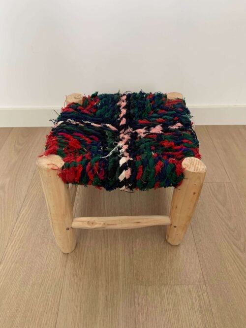 Tabouret Baldi Marocain Multicolore | 21x25 cm