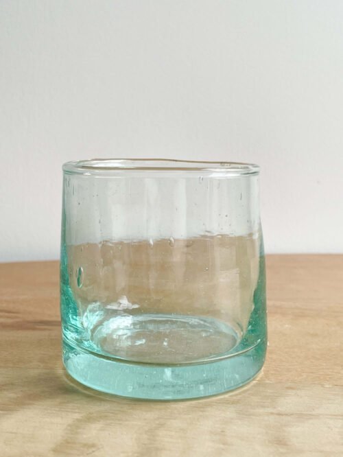 Verres Beldi Soufflés à la Main | Lot de 2 Verres Authentiques 7cm