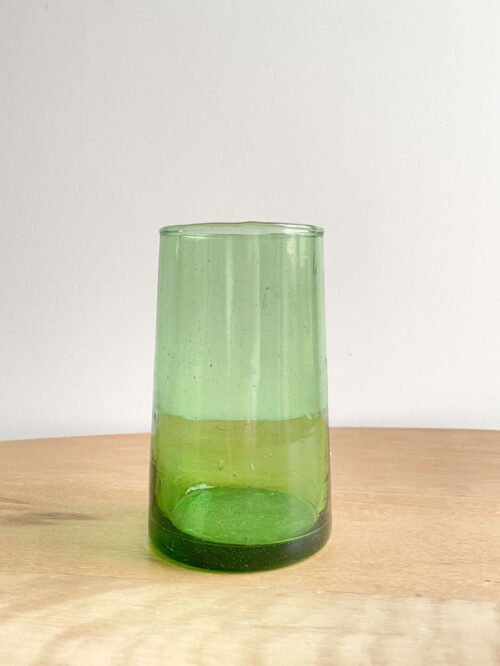 Carafe et Verres Verts Soufflés | 1L Carafe