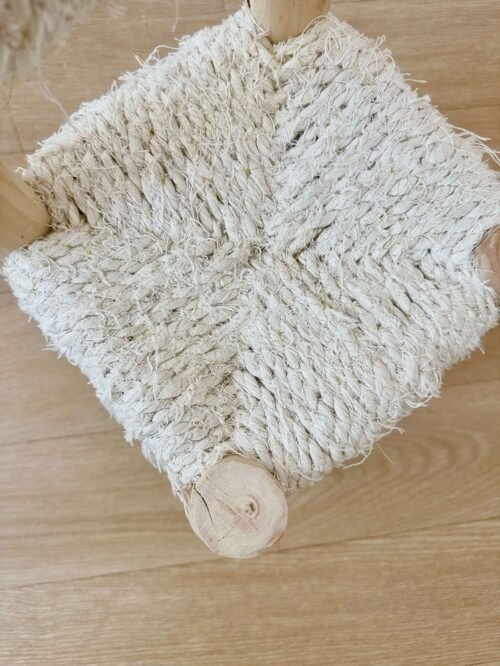 Chaise Enfant Beldi Authentique | Bois Citronnier | Style Marocain