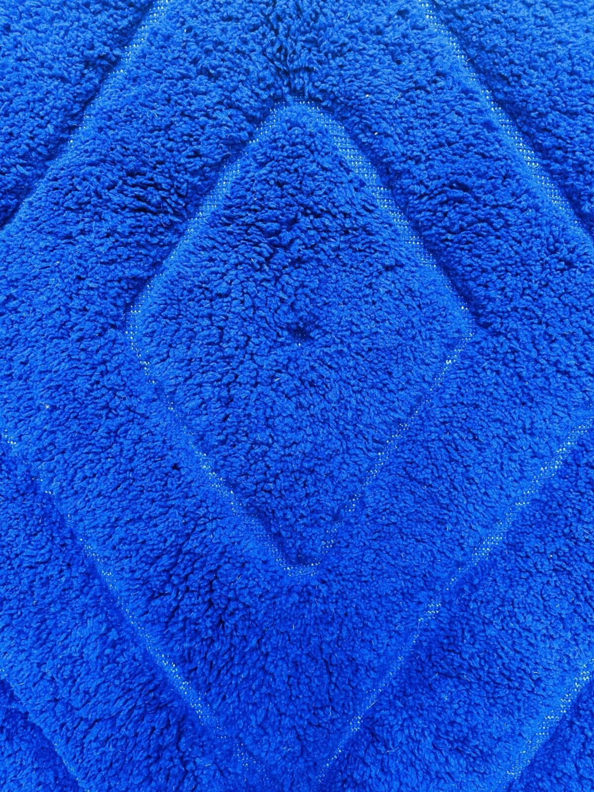Tapis Berbère Bleu Majorelle | 255x170cm | Laine Naturelle Fait Main