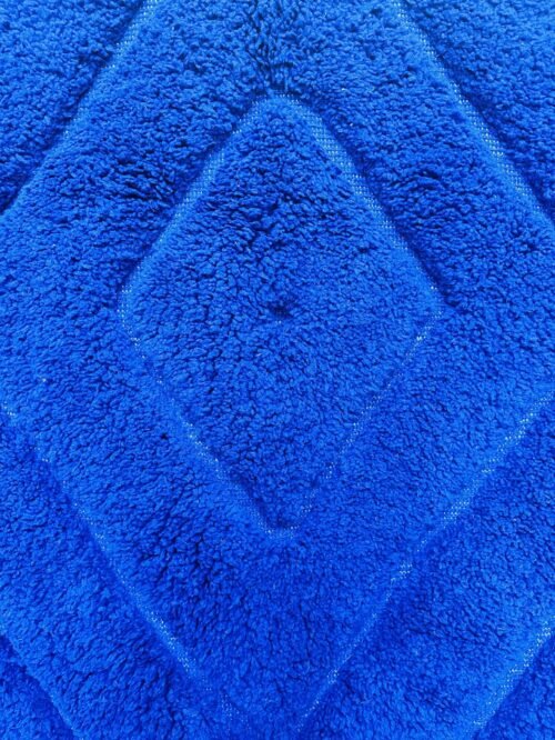 Tapis Berbère Bleu Majorelle | 255x170cm | Laine Naturelle Fait Main