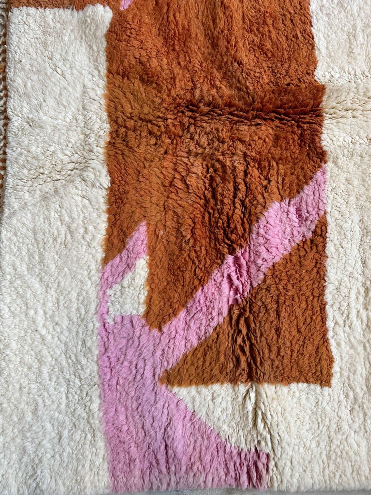 Tapis Berbère Laine Naturelle Grand Format | 268x180cm | Fait Main