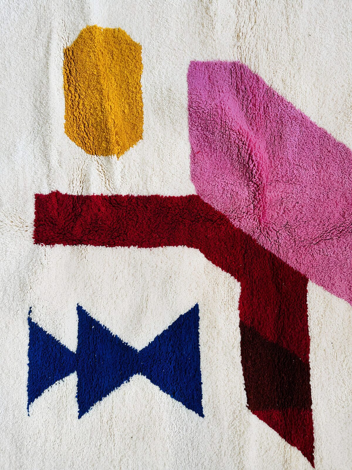 Tapis Berbère Beni Ouarain Authentique | 264x179 cm | Laine Naturelle