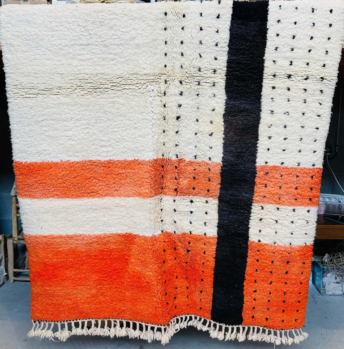 Tapis Berbère Laine Chaleureux Douillet | 258x160cm | Fait Main