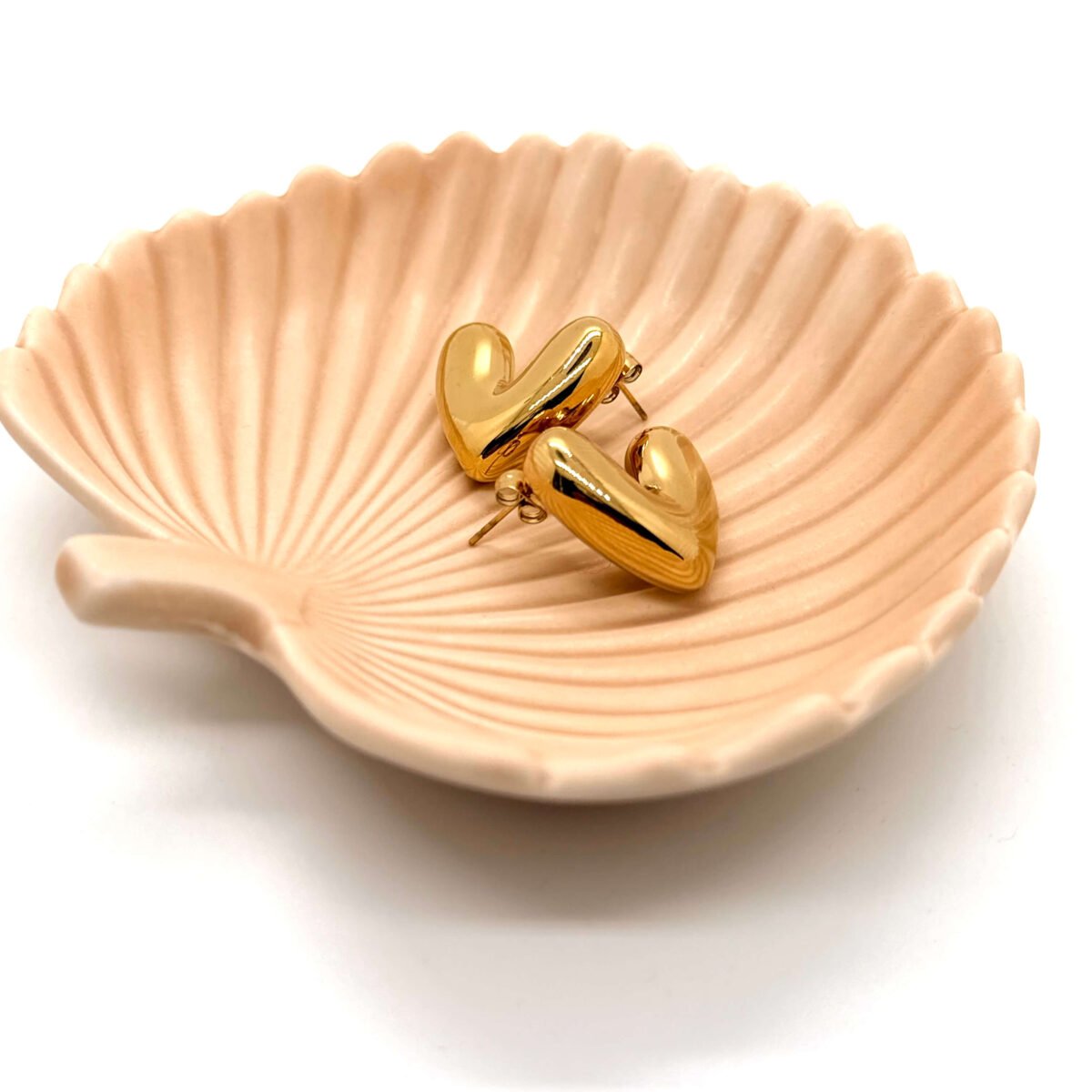 Boucle d'oreille Coeur doré