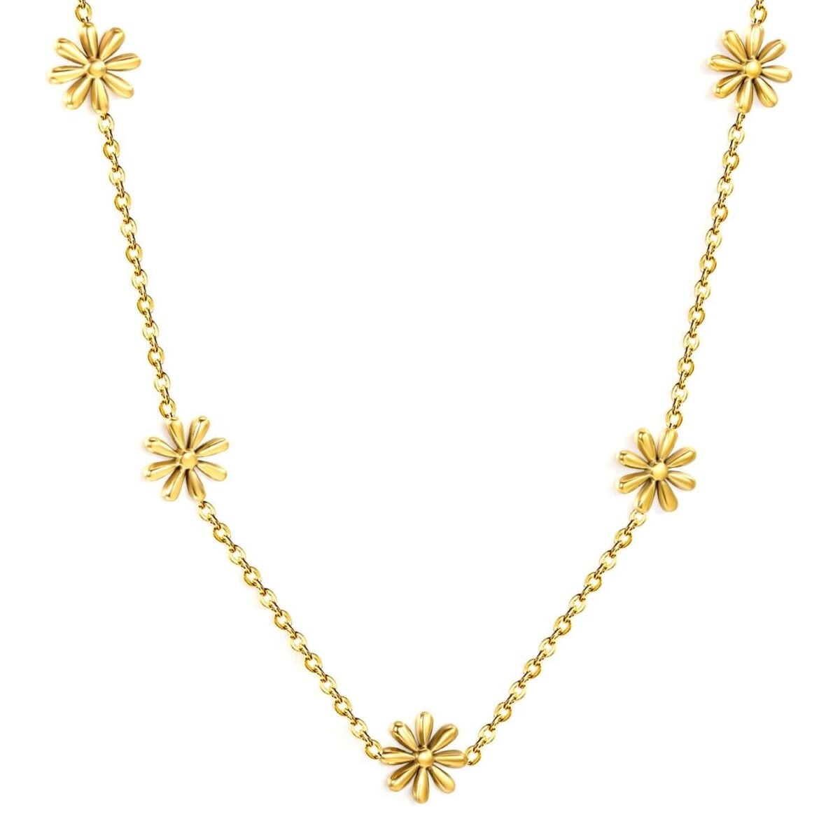 Collier à Motif Floral