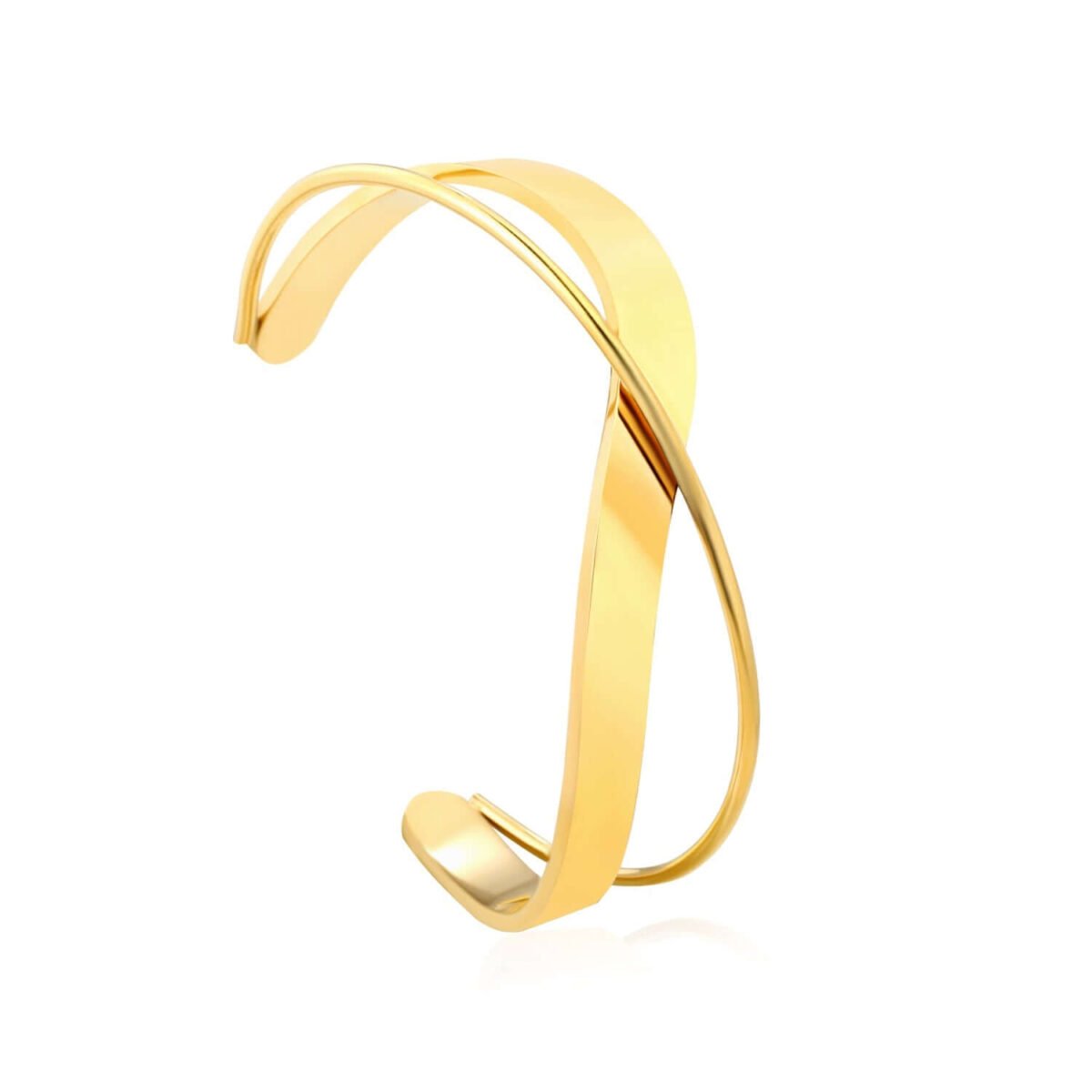 Bracelet Croix Géométrique Doré