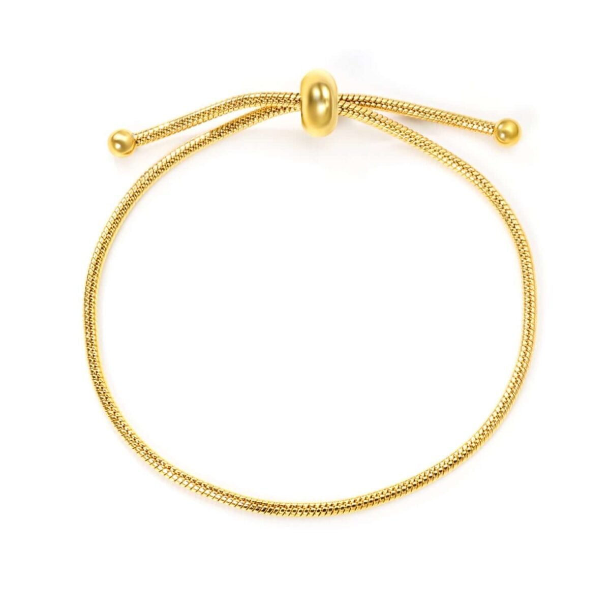 Bracelet a Maillons Ronds Creux