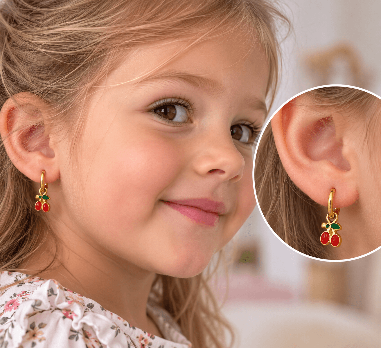 Boucles d’oreilles Cerise