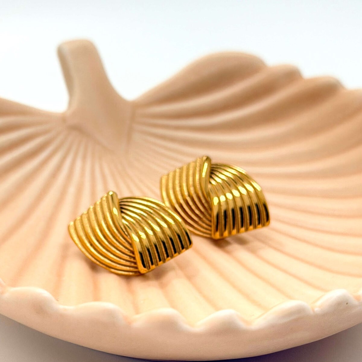 Boucles d'oreilles Doubles incurvées