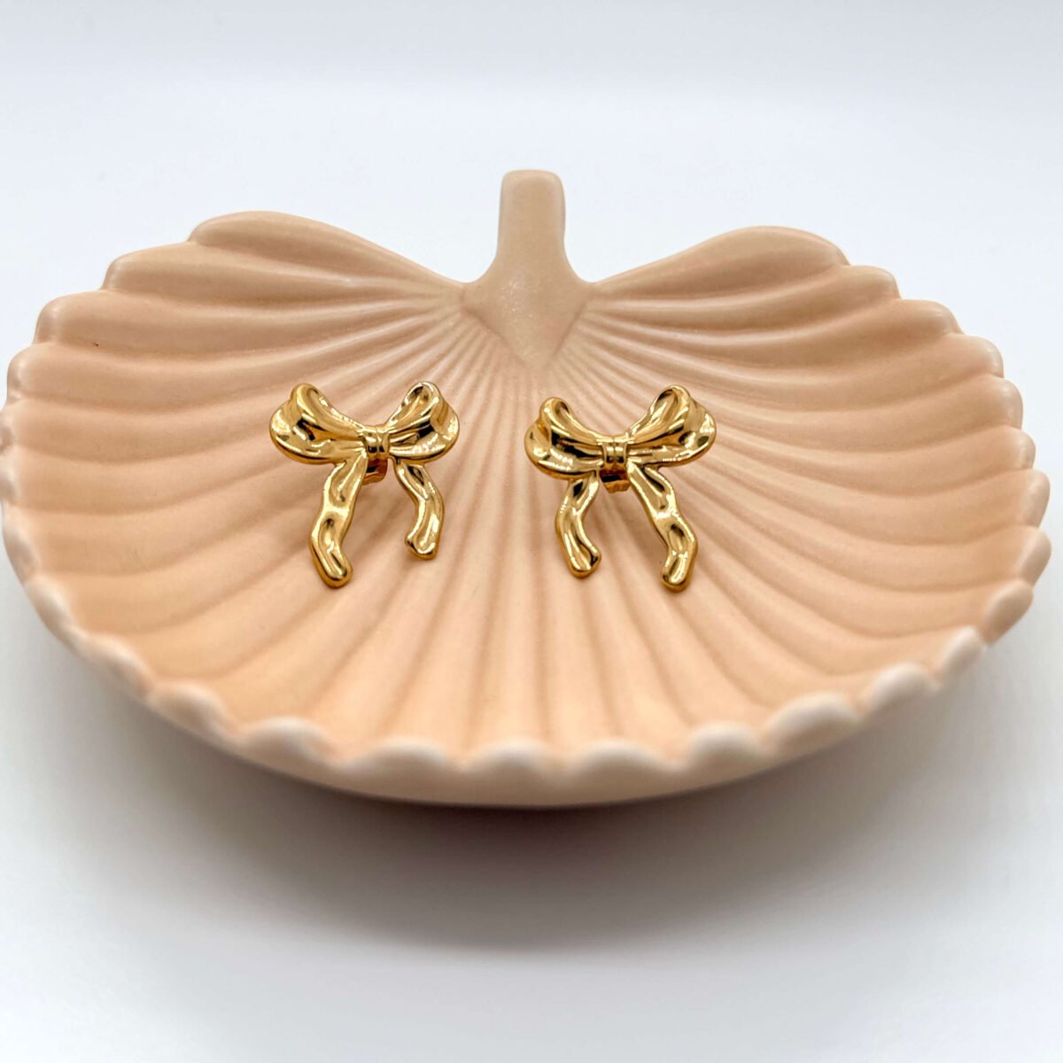 Boucles d'oreilles Noeud doré