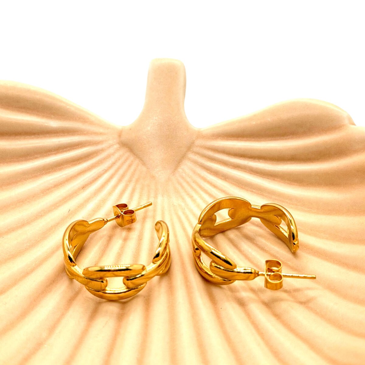 Boucles d'oreilles Demi Ronde