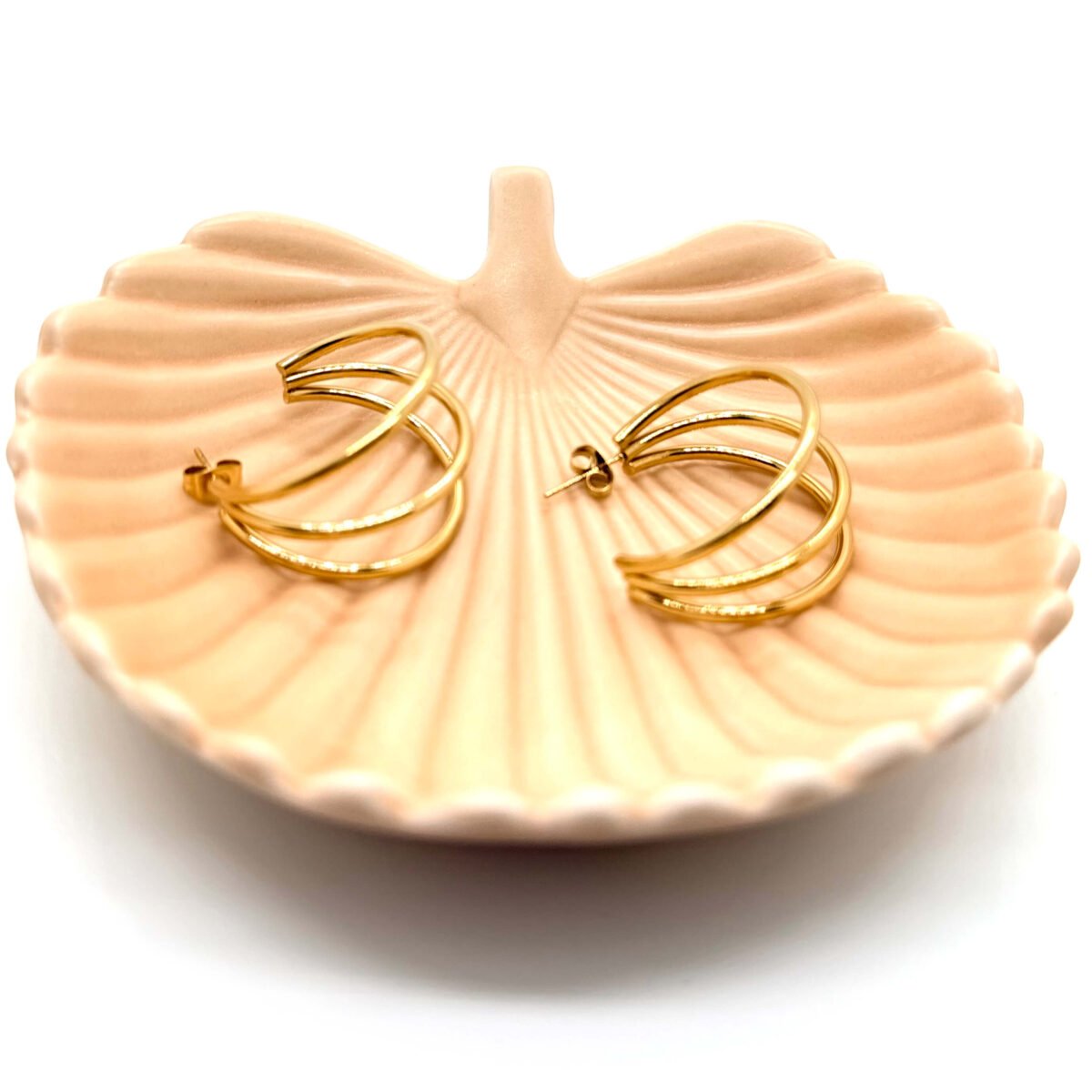 Boucles d'oreilles créoles rondes