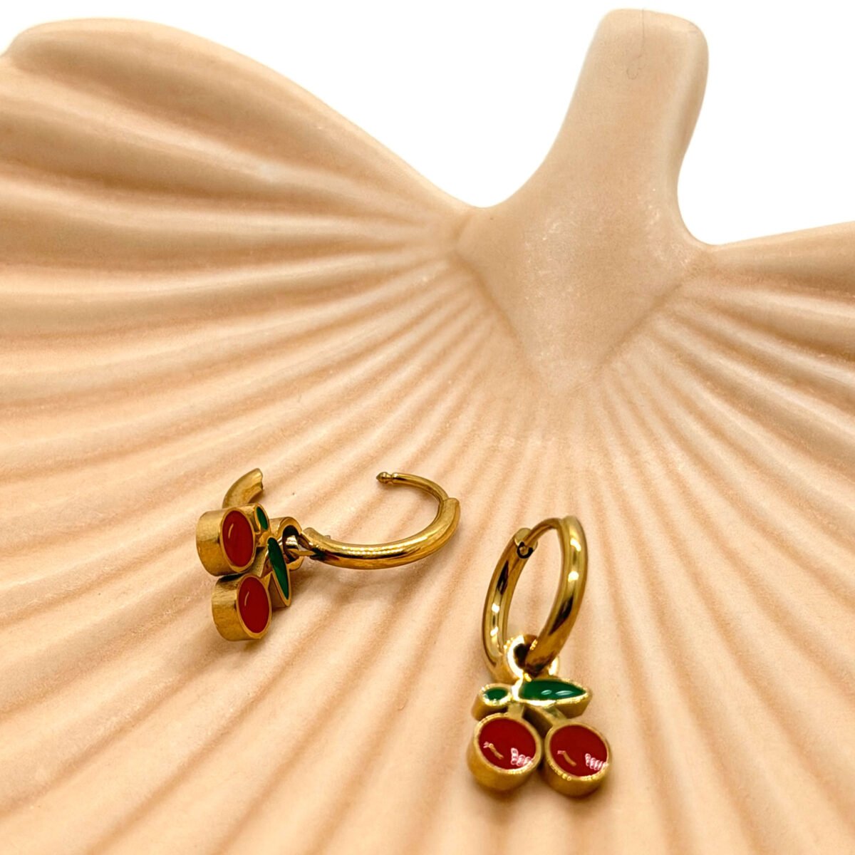 Boucles d'oreilles Cerise