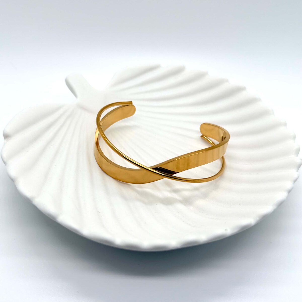 Bracelet Croix Géométrique Doré