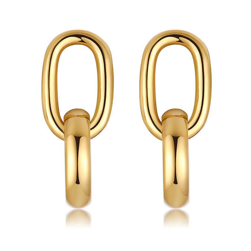 Boucles d'oreilles a Pendentif Géométriques