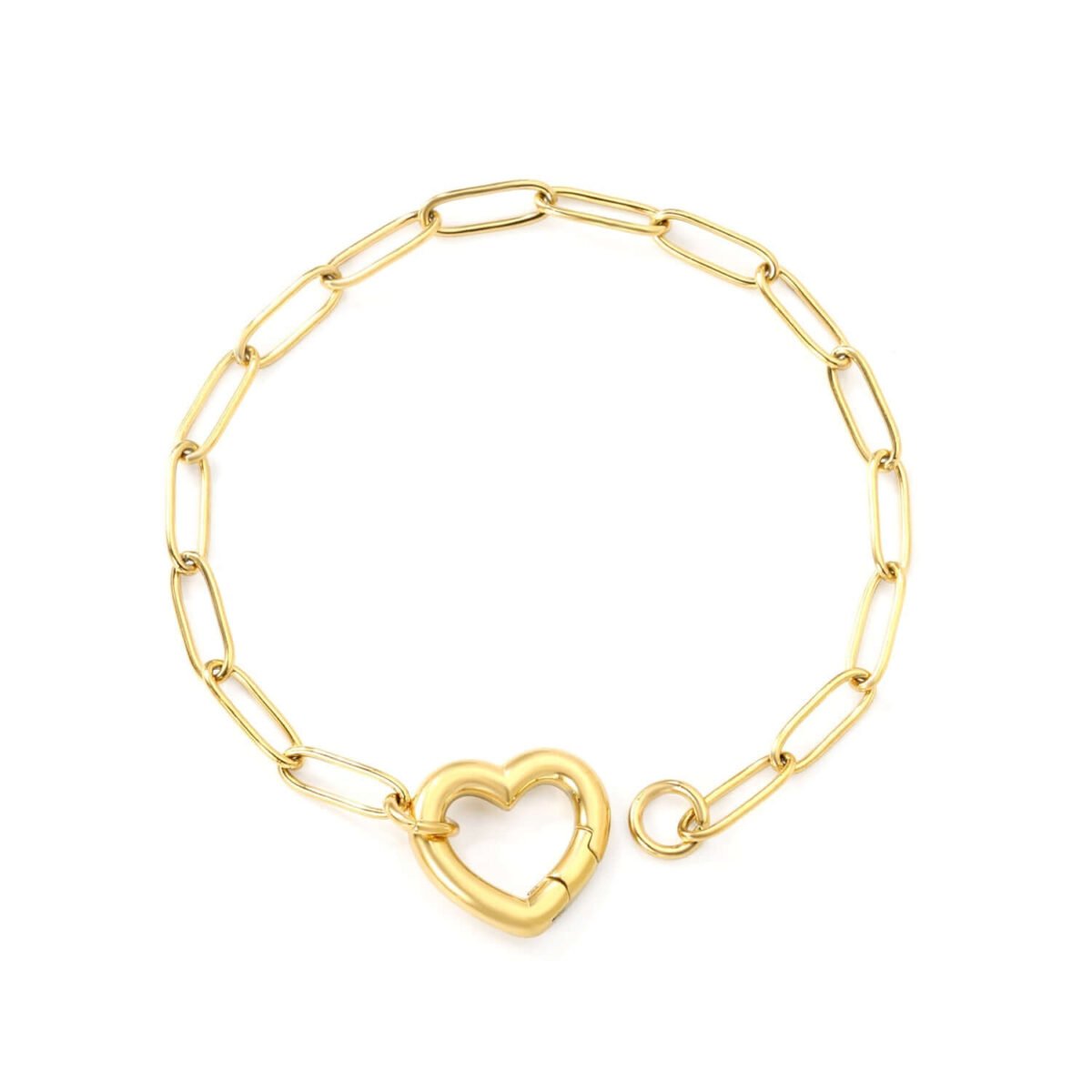 Bracelet a Fermoir Coeur