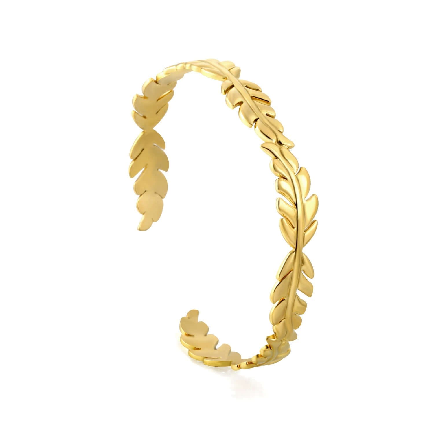 Bracelet a Feuille doré