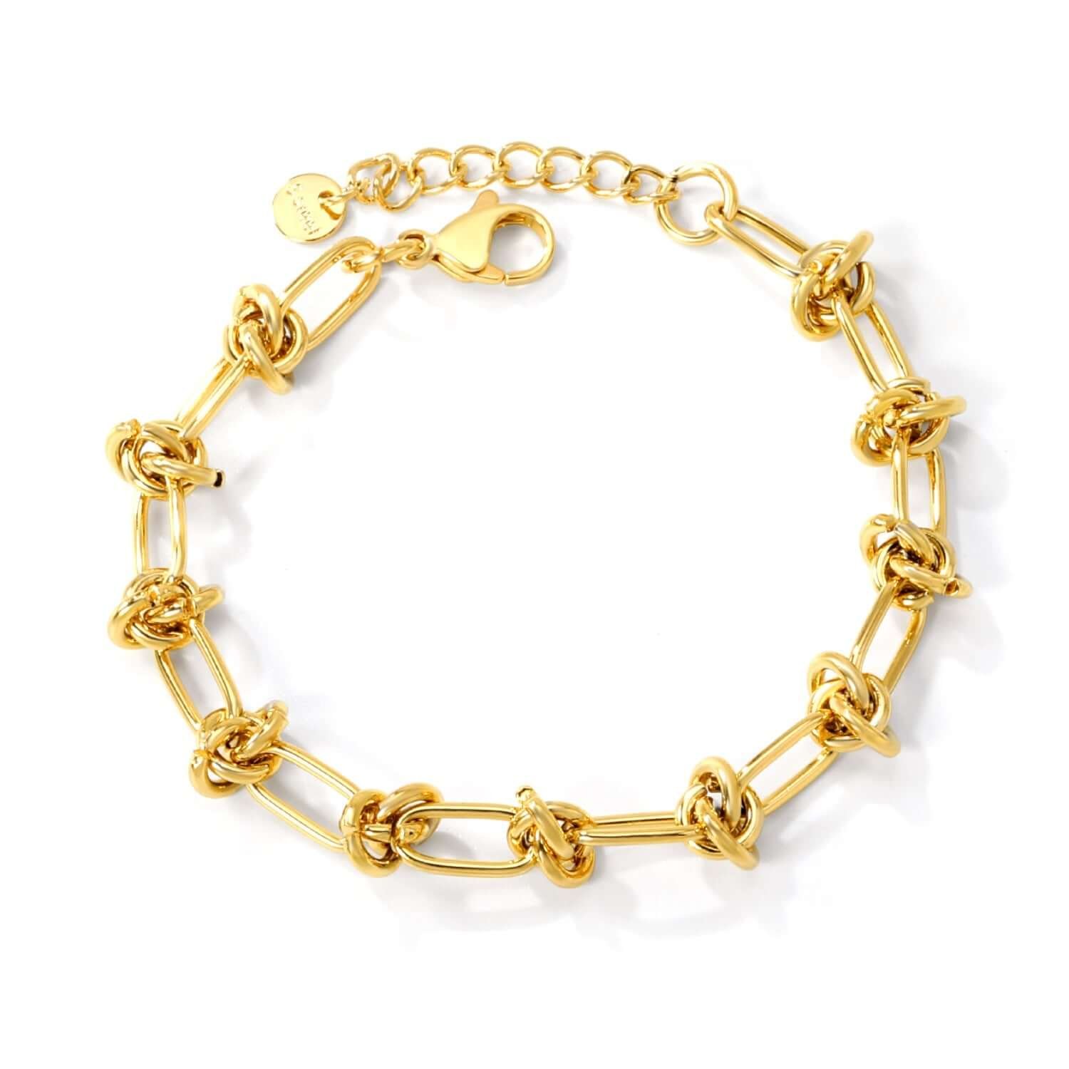 bracelet a Noeuds doré
