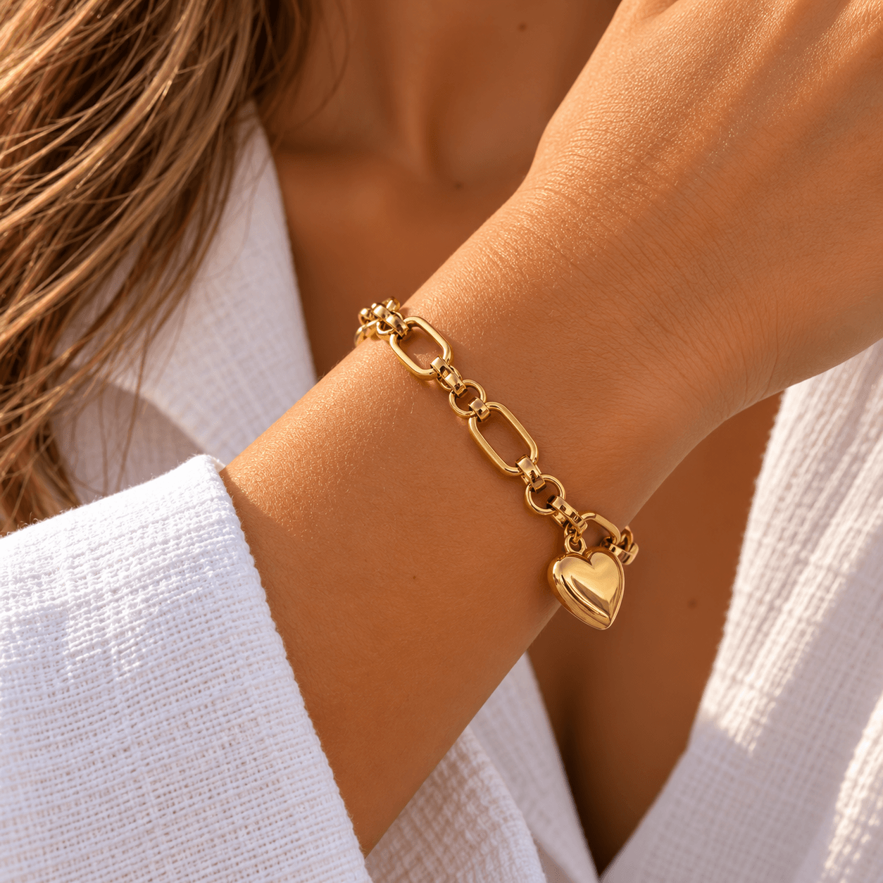 Bracelet Pendentif Coeur