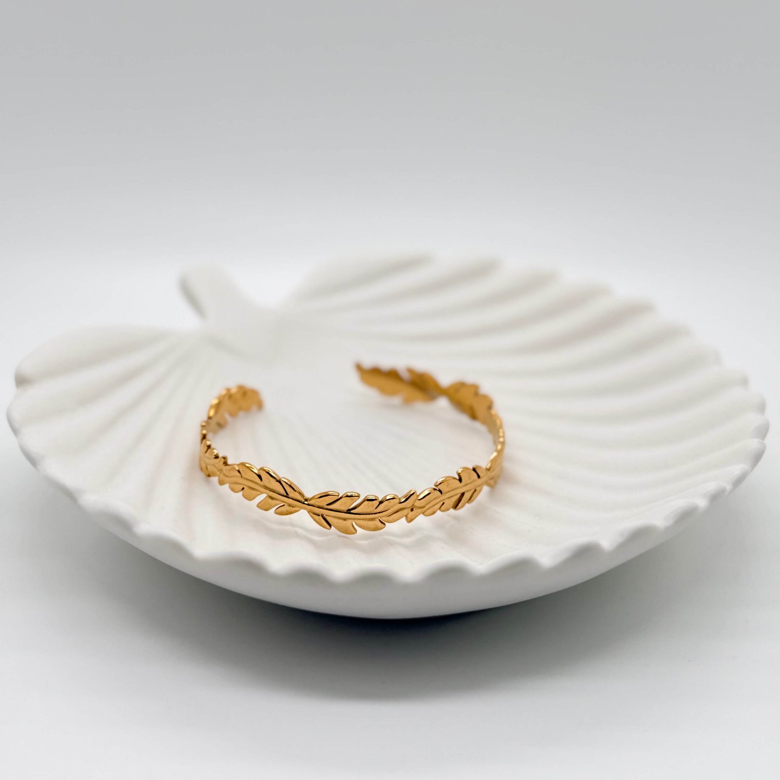 Bracelet a Feuille doré