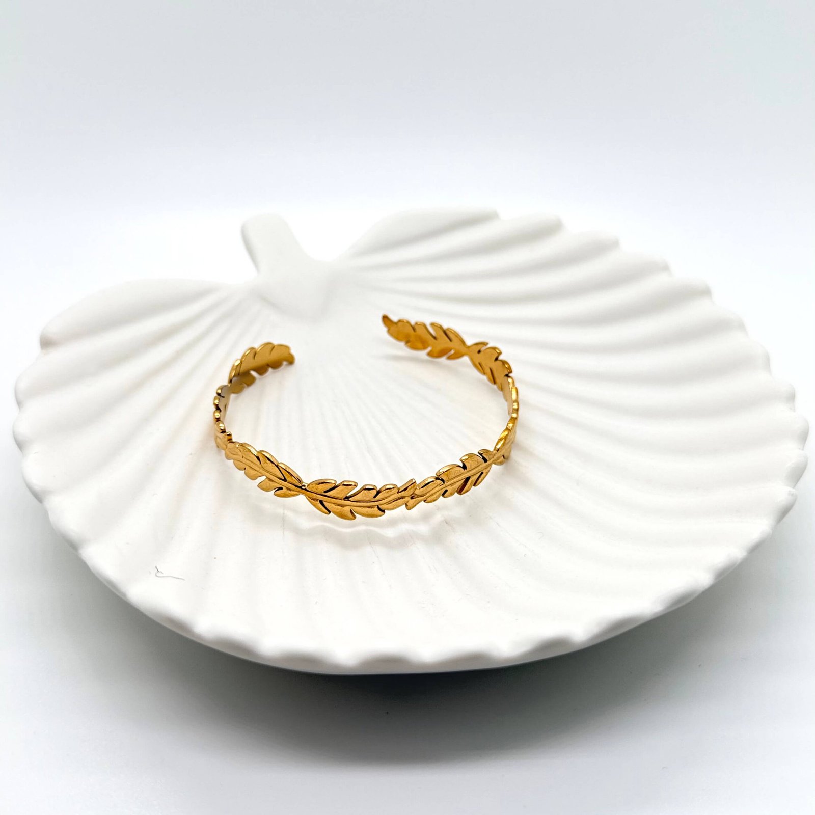 Bracelet a Feuille doré