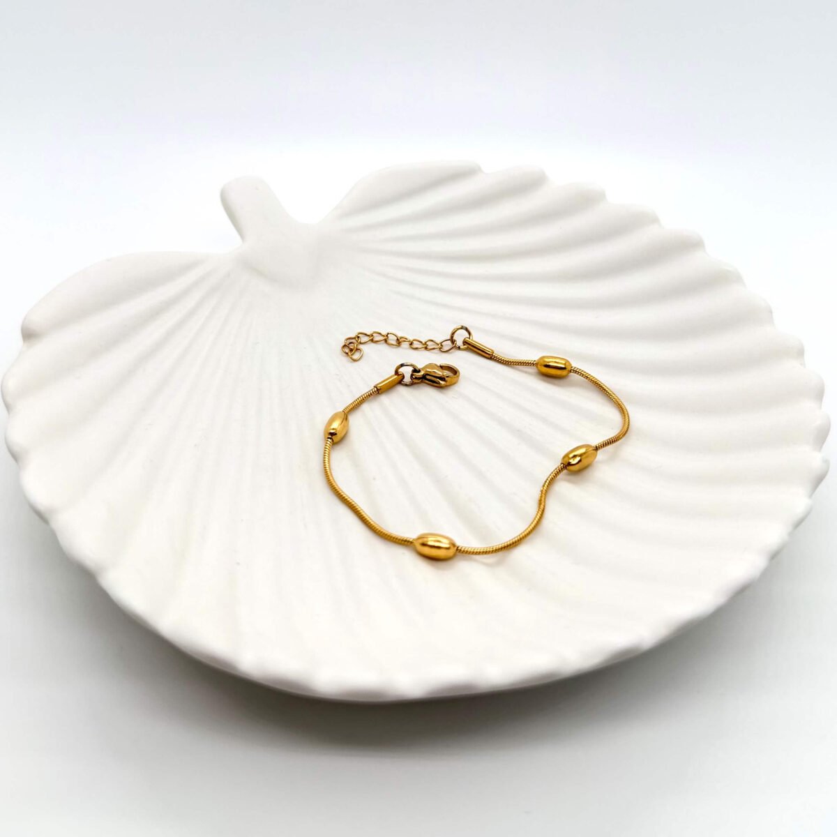Bracelet Accessoire Ovale doré