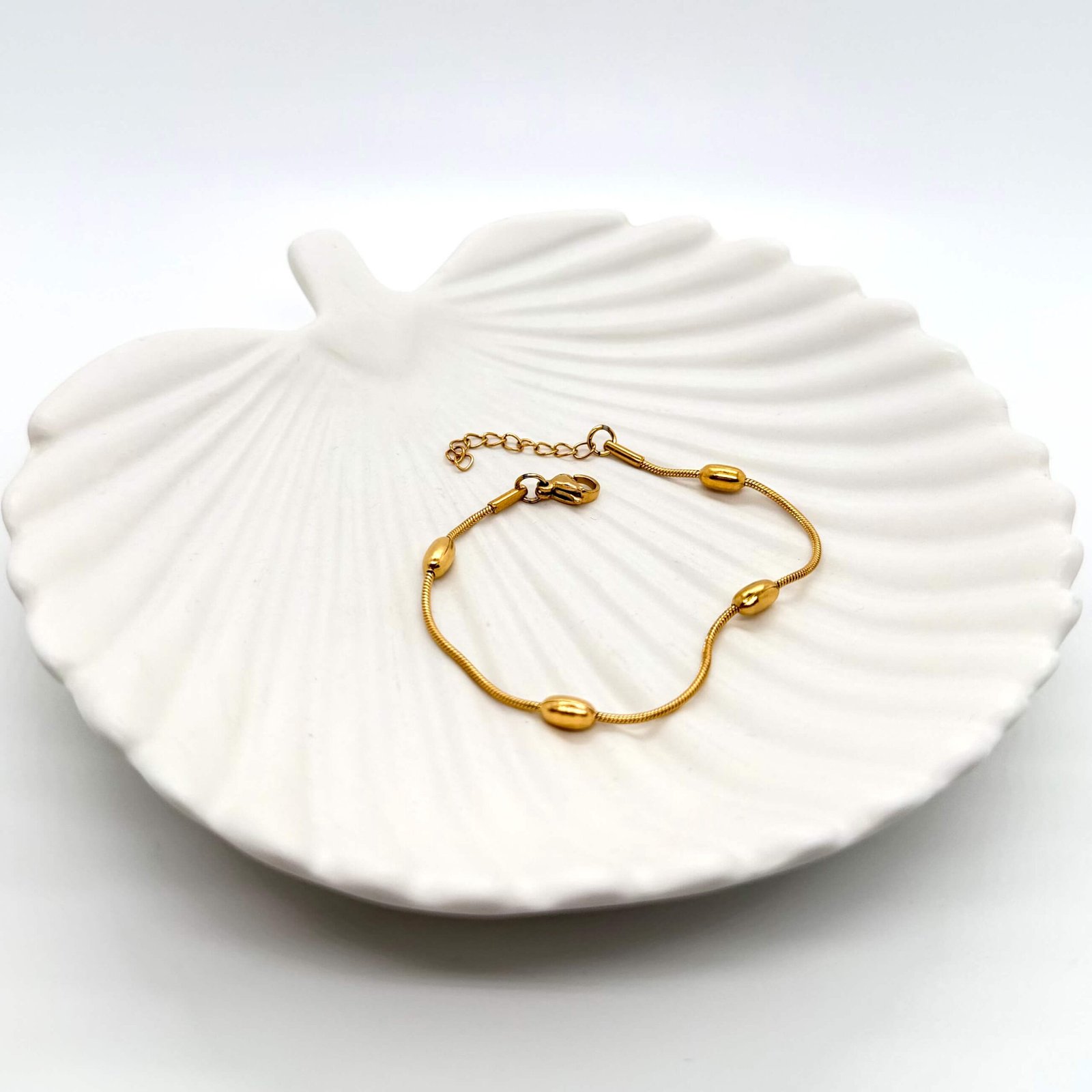 Bracelet Accessoire Ovale doré