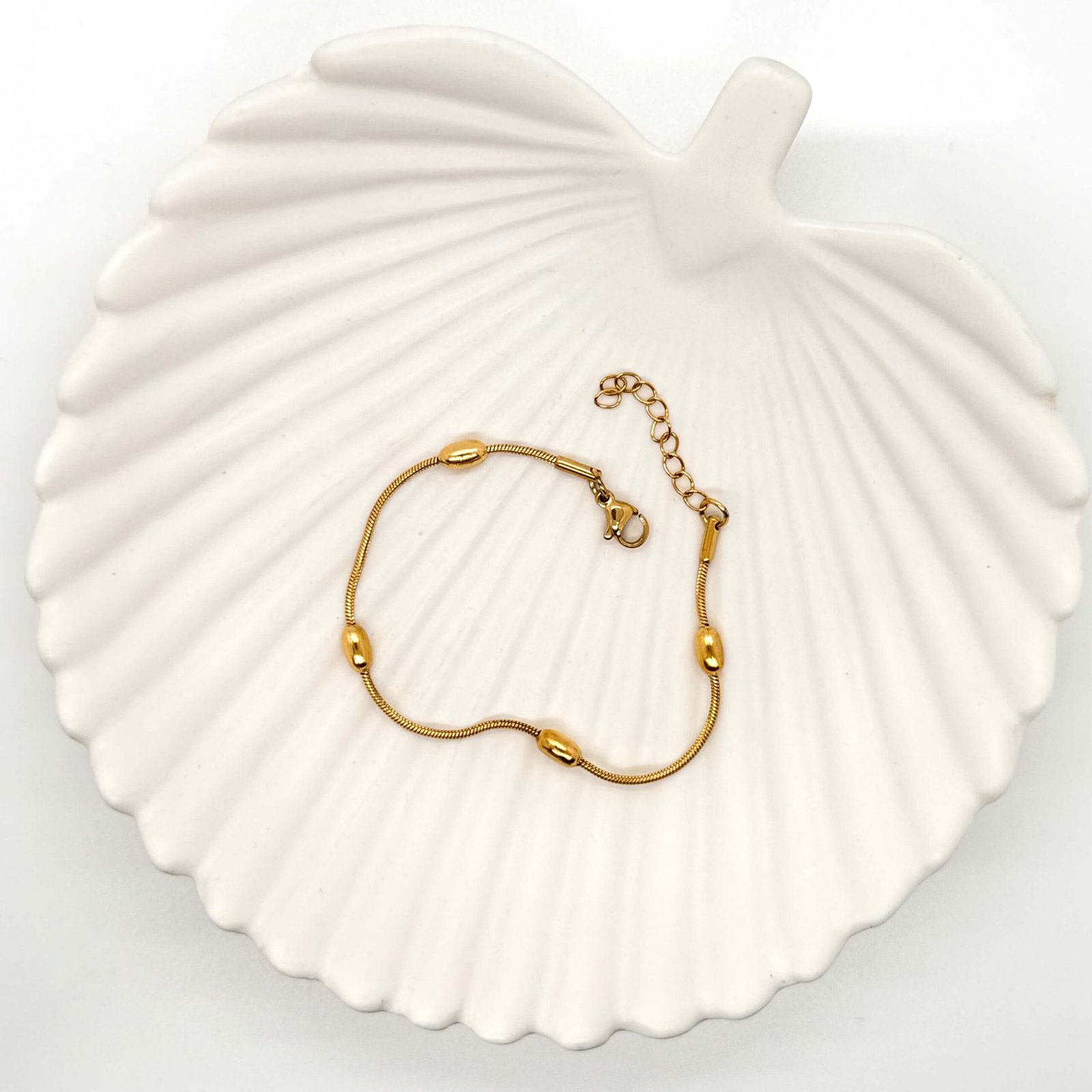 Bracelet Accessoire Ovale doré