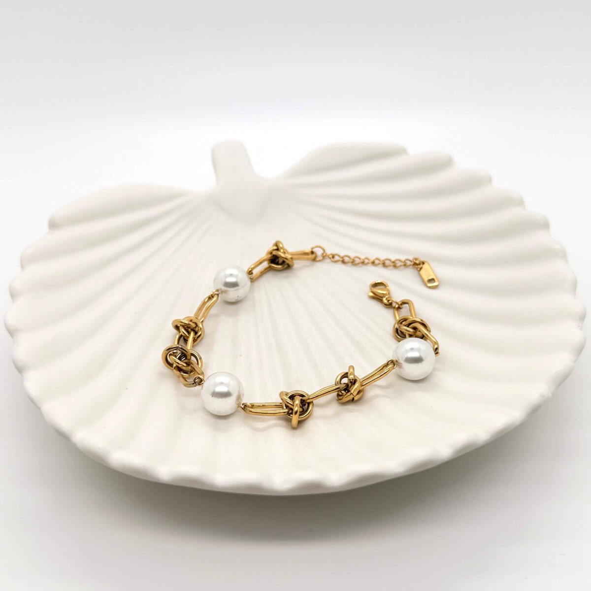 Bracelet a Noeuds et Perle