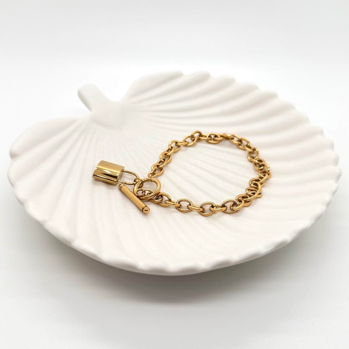 Pendentif Cadenas Clé doré