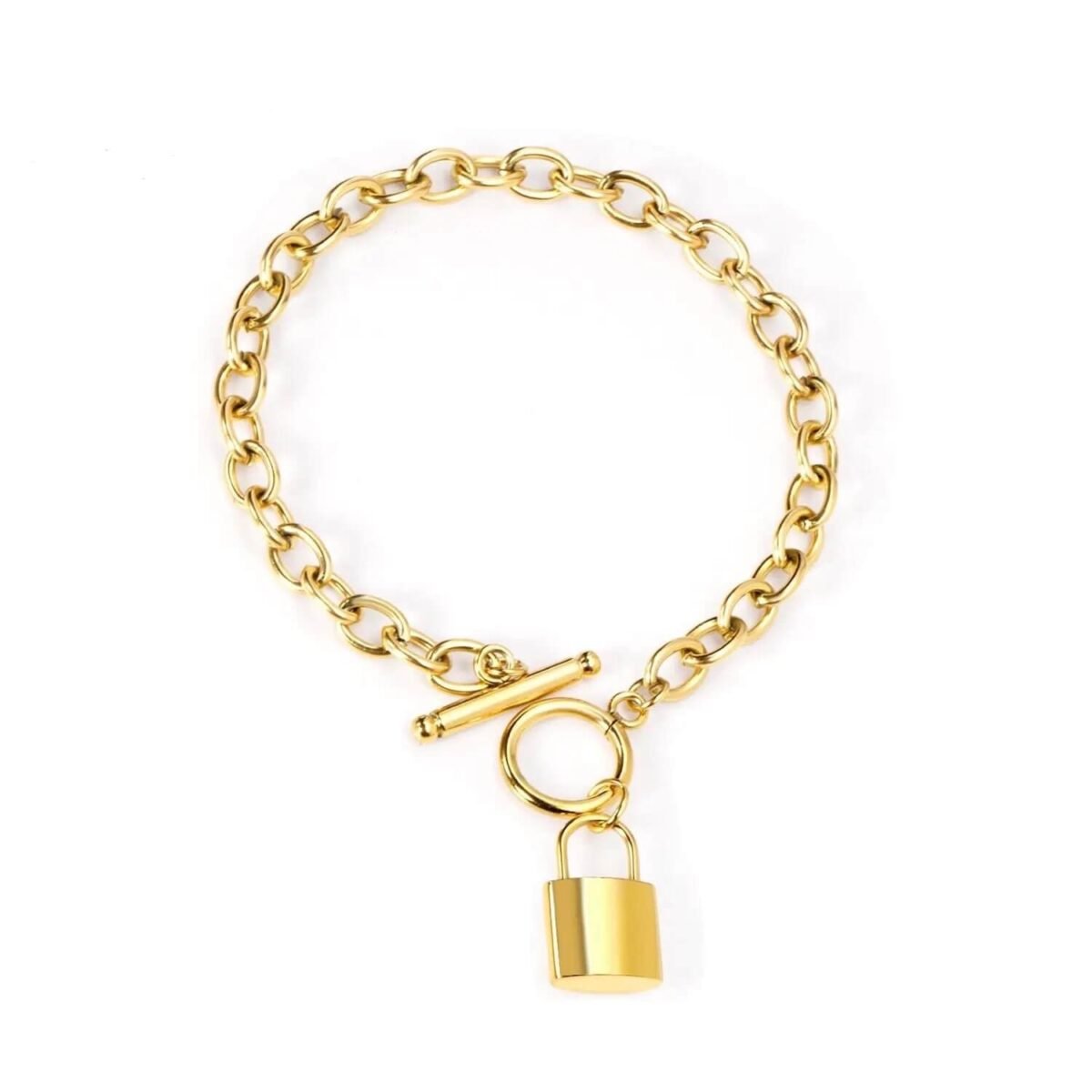Pendentif Cadenas Clé doré