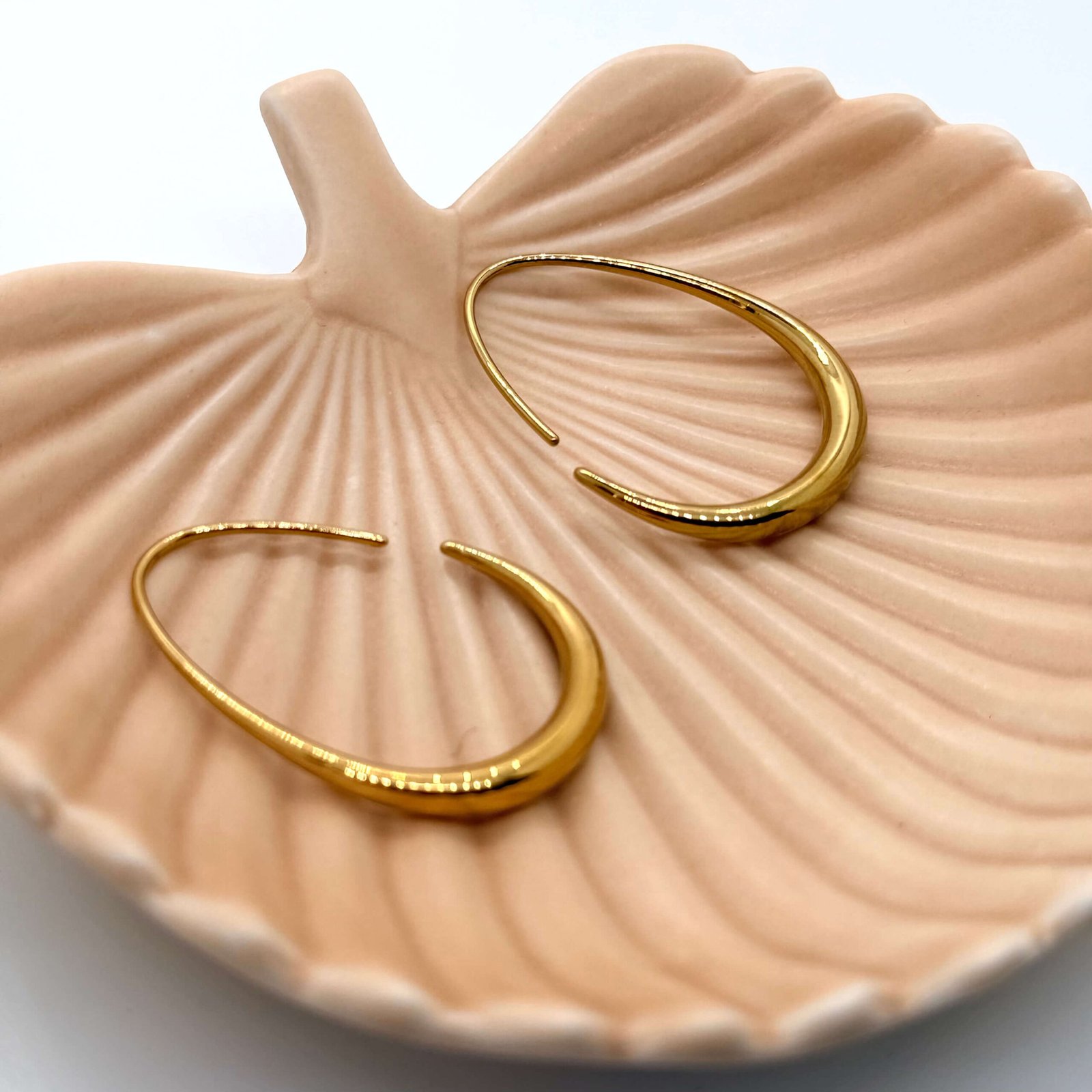 Boucles d'oreilles créoles forme Oeufs